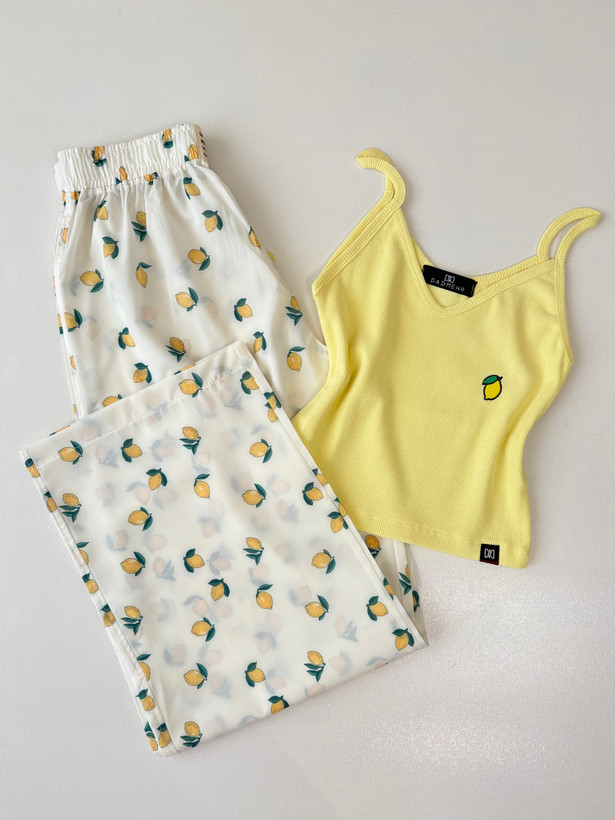 ست کراپ شلوار پینترستی🍋